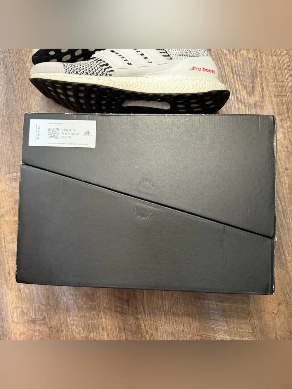 Adidas UltraBoost 5.0 DNA Zebra Black White Men’s Size 14 Sneakers Shoes G54960.